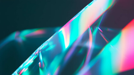 Poster - Abstract background of mint and light refracting through ice for creative design