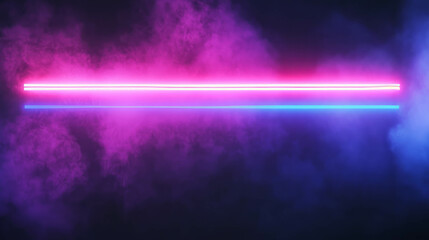Poster - Neon light background with varied intensities for modern designs