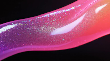 Poster - Vibrant ombre lipstick background with smooth gradient design