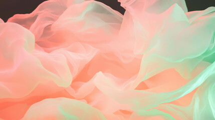 Poster - Ethereal pink and pale green light background for modern design