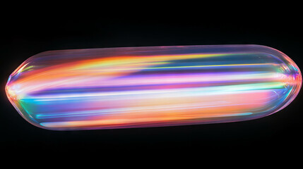 Poster - Iridescent plastic background with oil slick effect for modern design