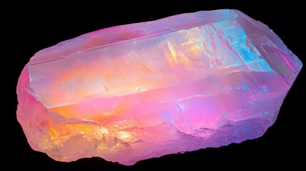 Poster - Vibrant polished gemstone texture with sharp details for creative designs