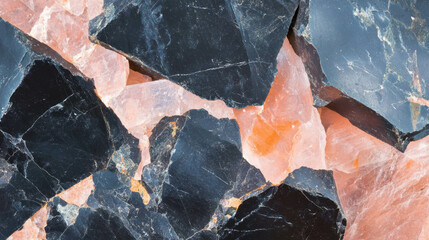 Poster - Natural mineral design featuring polished stone texture for creative background use