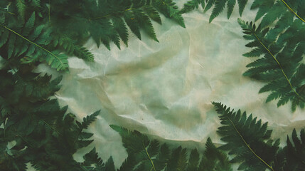 Poster - Elegant fern texture background for nature inspired designs