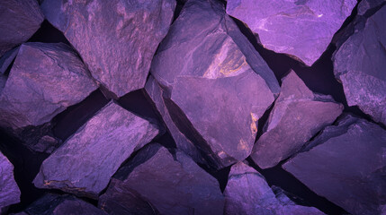 Aufkleber - Purple stone wall texture background for design and decoration