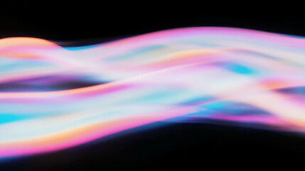 Poster - Abstract rainbow light glow with subtle shadow for artistic background design