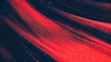Poster - Red denim texture with vibrant patterns for creative design projects