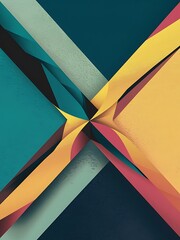 Poster - Geomatric creative background design with modern and bright color vector illustration