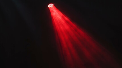 Poster - Mysterious atmosphere with radiant red light beam