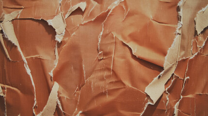 Poster - Torn fabric with frayed edges for textured background design