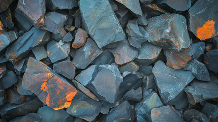 Aufkleber - Natural stone texture background for design, featuring rough rocky surface with varied colors