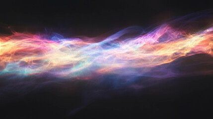 Poster - Colorful smoky abstract background for artistic design and creative projects