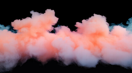 Poster - Abstract organic smoke background with colorful cloud formation
