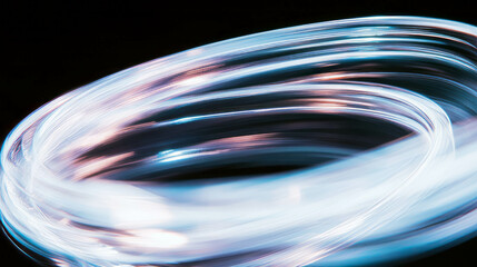 Poster - Abstract swirling light patterns with subtle color variations for modern design