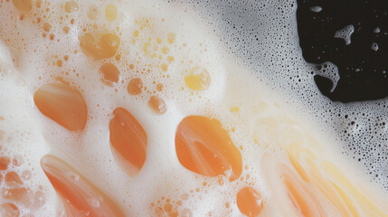 Poster - Vibrant soap streaks background with sharp highlights for creative design