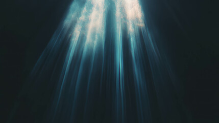 Poster - Abstract light rays with soft gradients