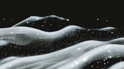Aufkleber - Abstract background of soft white foam and subtle light effects for design
