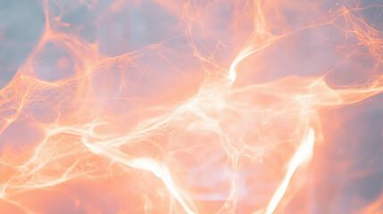 Poster - Enchanting spiderweb illuminated by warm firelight for mystical background design
