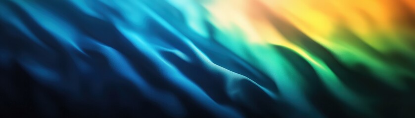 Poster - Colorful abstract background with vibrant patterns on a dark black backdrop for creative projects