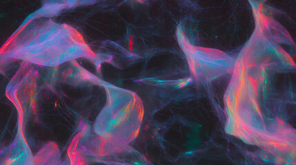 Poster - Abstract neon spiderweb background with vibrant glowing light for creative design