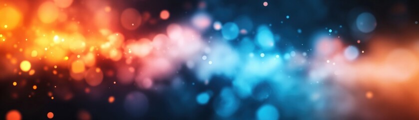 Poster - Abstract blur background with bokeh effect creating a dreamy and soft visual atmosphere for designs