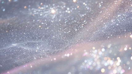 Poster - Sparkling spiderweb background with glittering textures for artistic design