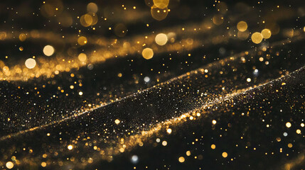 Poster - Glittering spiderweb with fine glitter and sparkling highlights