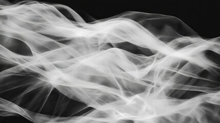 Poster - Ethereal spiderweb design with gentle wind motion for creative backgrounds