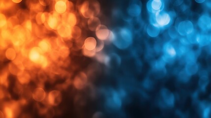 Poster - abstract colorful composition with layered shapes and patterns in vibrant hues and textures