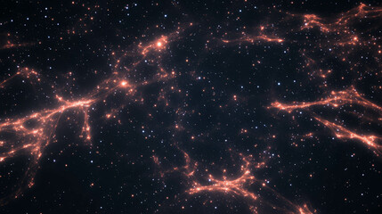 Poster - Abstract cosmic star light background for digital design and art projects