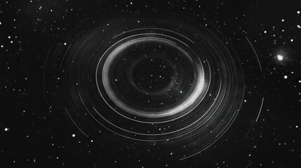 Poster - Cosmic vortex: abstract star light gradient and stellar background for digital art