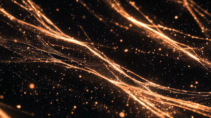 Poster - Glowing star light background with sharp highlights in cosmic scene