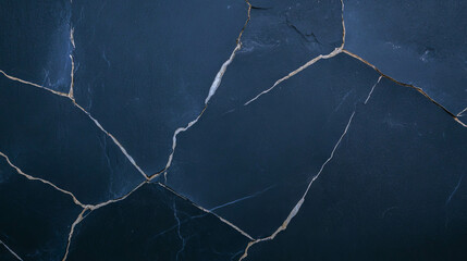 Aufkleber - Cracked stone wall texture with visible cracks for design or background use