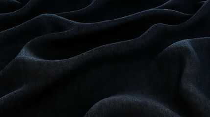 Aufkleber - Stone washed denim texture background with soft waves for design