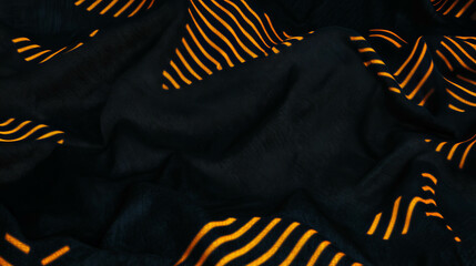 Poster - Abstract textured background with striped and zigzag patterns design