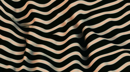 Poster - Modern abstract background with black and white striped zigzag patterns