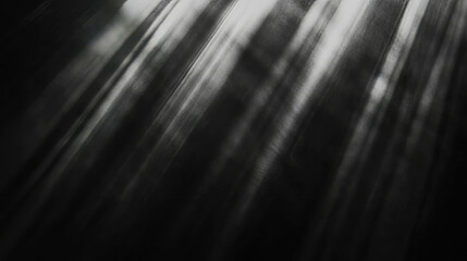 Fototapete - Sunlight streaming through darkness - atmospheric contrast and dramatic light play