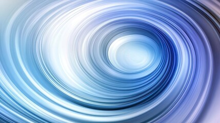 Poster - Abstract swirling pattern in shades of blue and white tones