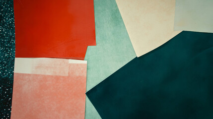 Poster - Colorful textured wallpaper samples for interior design inspiration