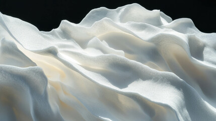 Aufkleber - Creamy texture close-up for culinary and desserts design