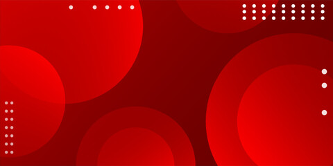Wall Mural - abstract red liquid wave background. circle abstract vector banner design. for presentation design. 