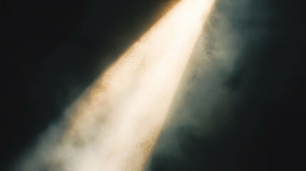 Poster - Dreamy vintage light illuminating a smoky atmosphere