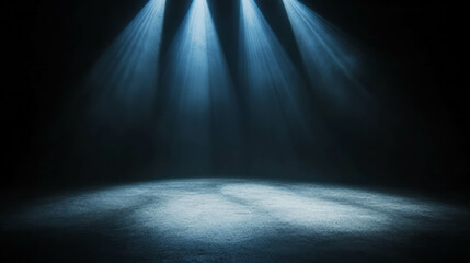 Poster - Dramatic vintage spotlight background for theater or performance themes
