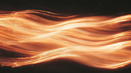 Poster - Warm light flowing texture for abstract art and design background