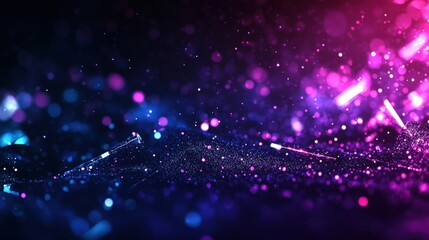 Poster - Abstract lights background with colorful bokeh effects and soft blurred design elements for creative use