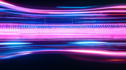 Poster - Abstract neon zipper background with vibrant colors for design