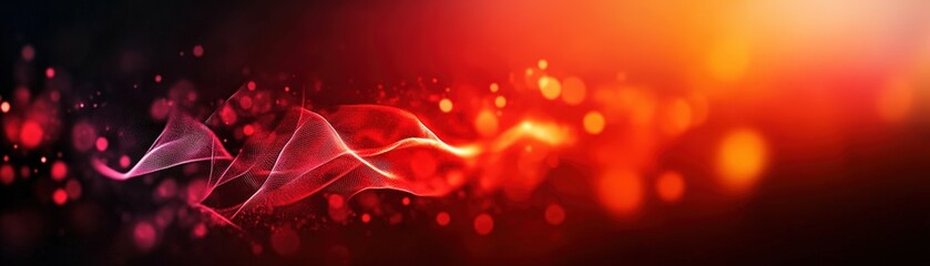 Poster - abstract background featuring colorful lights and shapes creating a vibrant visual effect