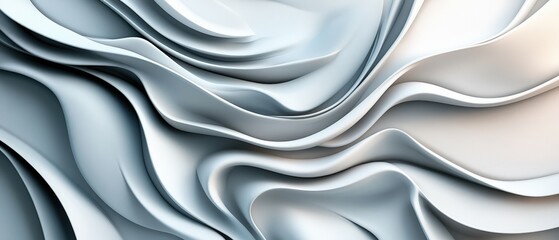 Poster - Abstract background with smooth flowing shapes and soft gradients in a visually appealing composition