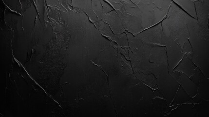 Poster - A rich black texture extends across a surface, inviting creativity and artistic expression. The intricate patterns within the darkness offer a striking contrast, perfect for modern aesthetics