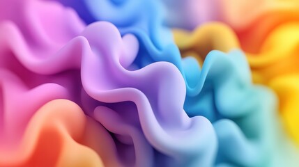 Poster - Colorful smoke swirls in various shades creating a vibrant abstract background for visual art